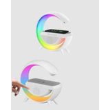 Akıllı Bayi Kablosuz Şarjlı Bluetooth Hoparlör ve Gece Lambası – Nfc, Fm Radyo, Rgb Işık - Çok Renkli