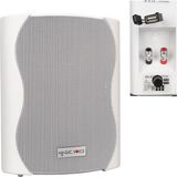 Akıllı Bayi Magicvoice F-LHY4S 4’’ (10 Cm) Hat Trafolu Duvar Tipi Sütun Hoparlör (10W Rms / 150W Peak - Mp3 USB Uyumlu) - Beyaz