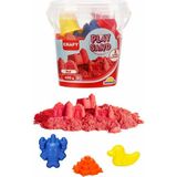 Akıllı Bayi Oyun Kumu Seti Kırmızı 450 G Aby - Çok Renkli