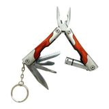 Akıllı Bayi P 1172 Ahşap Mini Çok Amaçlı Pense / Çakı 7cm - Ahşap Metal Sap (Multitool)