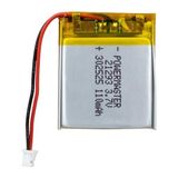 Akıllı Bayi PM-21293 3.7V 110MAH 302525 3.5mm Soketli Lityum Polimer (Li-Po) Batarya Şarj Edilebilir Pil