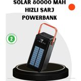 Akıllı Bayi Powerbank Hızlı Şarj Solar Güneş Enerjili Çok Girişli