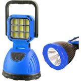 Akıllı Bayi Powermaster PM-8033C 6 Modlu El Feneri ve Işıldak Acil Durum Lambası Solar Şarjlı