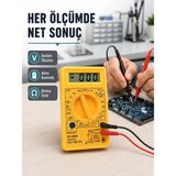 Akıllı Bayi Profesyonel Dijital Multimetre Volt Amper Direnç Ölçümü Yeni Nesil