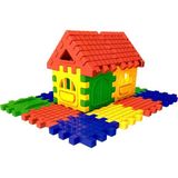 Akıllı Bayi Puzzle City 3D Yapı ve Tasarım Blokları 64 Parça Aby - Çok Renkli