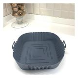 Akıllı Bayi Renkli Isıya Dayanıklı Yıkanılabilir Silikon Fırın Airfryer Kare Model Pişirme Matı 20 cm