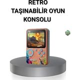 Akıllı Bayi Retro Taşınabilir Oyun Konsolu 500 Klasik Oyunlu, 3.0 Inç Renkli Ekran