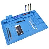 Akıllı Bayi S-160 Silikon Tamir Onarım Lehim Matı Pedi Isıya Dayanıklı Magnetli Antistatik (45X30 Cm)