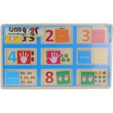 Akıllı Bayi S00006480 Tahta Oyunlar Kaydırmalı Sayılar - Çok Renkli