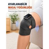 Akıllı Bayi Şarjlı Diz Masaj Cihazı Isıtma ve Titreşim Özellikli Dijital Kontrollü Masaj Aleti Aby - Çok Renkli