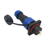 Akıllı Bayi SD16 Su Geçirmez 2 Pin 16 mm Dörtgen Konnektör (Fiş-Soket / Erkek-Dişi)
