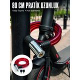 Akıllı Bayi Şeffaf Pvc Kaplamalı Anahtarlı Bisiklet Kilidi ile Güvenli Park Deneyimi - 0 - 1 Yaş