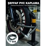 Akıllı Bayi Şeffaf Pvc Kaplamalı Dayanıklı Motosiklet ve Bisiklet Güvenlik Kilidi - 0 - 1 Yaş