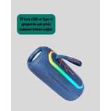 Akıllı Bayi Taşınabilir Şarjlı Bluetooth Hoparlör Güçlü Bas - Çok Renkli