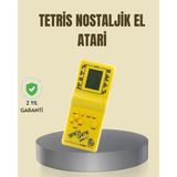 Akıllı Bayi Taşınabilir Tetris Oyunu El Konsolu – Dayanıklı Plastik, Pil ile Çalışan Retro Oyun Aleti