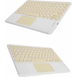 Akıllı Bayi Touchpad Tüm Cihazlara Uyumlu Bluetooth Klavye Touchpad Slim Kablosuz Wifi Q Klavye - Çok Renkli
