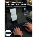 Akıllı Bayi Umut Collection Taşınabilir Katlanabilir Bluetooth Klavye Ios Android Windows Uyumlu - var - Çok Renkli