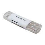 Akıllı Bayi USB To Micro USB + Kart Okuyucu Otg Çevirici