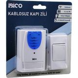 Akıllı Bayi Wireles Kablosuz Kapı Zili Pilli 16 Farklı Melodi 50MT Çekim Alanı Pil = 2AA - Düğme = 23A