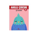 Akıllı Çocuk Çiz ve Boya 4 Çınar Yayınları