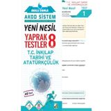 Akıllı Damla T.C. İnkılap Tarihi Ve Atatürkçülük Yeni Nesil Yaprak Testler-8. Sınıf
