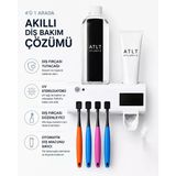 Akıllı Diş Bakım Çözümü Diş Fırçalık Diş Macunu Standı Banyo Aile Boy Uv Sterilizatörü Diş Fırçası Tutacağı Otomatik Diş Macunu Sıkacağı
