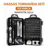 Akıllı Durak 115 Parça Manyetik Uçlu Hassas Tornavida Seti