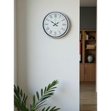 Akıllı Durak 36 cm Beyaz Roman Rakamlı Duvar Saati