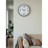 Akıllı Durak 36 cm Krem Modern Dekoratif Duvar Saati