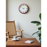 Akıllı Durak 36 cm Pembe Çocuk Odası Duvar Saati