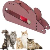 Akıllı Durak Ad Fare Kedi Oyunu Ahşap 2 Toplu Kedi Oyuncağı Tahta Kedi Oyunu Tahta Fare ve Toplu Oyuncak