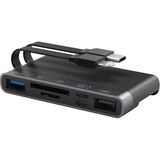 Akıllı Durak Ally NK-1048HD 6in1 USB + Type-C + Lightning + Sd-Tf Kart Okuyucu Çevirici ADAPTÖR-(5775)