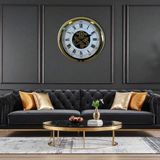 Akıllı Durak Aurelius Gold 60 cm Çarklı Duvar Saati