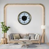 Akıllı Durak Bronze Motion 60 cm Çarklı Duvar Saati