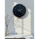 Akıllı Durak Dekoratif ve Şık 40 cm Krom Metal Duvar Saati