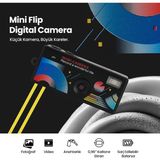 Akıllı Durak Dijital Mini Anahtarlık Kamerası - Katlanır Ekran - 1080P Çözünürlük
