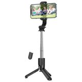 Akıllı Durak Hoco K17 Bluetooth Uzaktan Kontrol Selfie Çubuğu Tripod Mini Canlı Yayın STANDI-(5775)