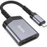 Akıllı Durak Hoco UA25 2-In-1 Iphone Lightning Kart OKUYUCU-(5775)