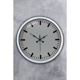 Akıllı Durak Klasik 40 Cm Krom Şık Metal Duvar Saati