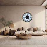 Akıllı Durak Roma Elegance Eskitme 60 cm Çarklı Duvar Saati