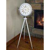 Akıllı Durak Royal White Gold Roma Rakam Tripod Ayaklı Saat