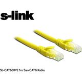 Akıllı Durak S-Link SL-CAT601YE Cat6 Patch 1mt Kablo (SARI)(1923)