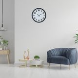 Akıllı Durak Siyah 36 Cm Büyük Rakamlı Duvar Saati