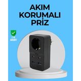 Akıllı Durak Termal Korumalı Priz Otomatik Çocuk Kilidi 4 USB Type C