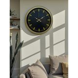 Akıllı Durak Vintage 40 cm Metal Modern Duvar Saati