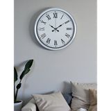 Akıllı Durak White Prime Roma Rakamlı 40 cm Metal Duvar Saati
