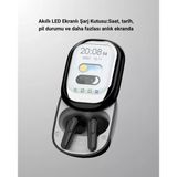 Akıllı Ekranlı Bluetooth 5.4 Kablosuz Kulaklık – Dokunmatik Ve Şarj Kutulu P201346s4197