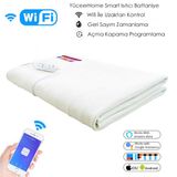 Akilli Elektrikli Battaniye Wifi Uzaktan Kontol Smart Akilli Yatak Isitici Alt Battaniye