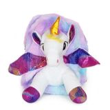 Akıllı Elma AKILLIELMA-TAROS KABARTMALI PELUŞ SIRT ÇANTASI MAVİ UNICK COLOR UNICORN ORTA BOY 7698