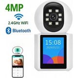 Akıllı Ev Güvenlik Kamerası 4mp 2k Wifi Ip Kamera Bluetooth Destekli Gece Görüşlü Çift Yönlü Sesli Hareket Algılamalı Bebek Çocuk Takip ve Hırsız Önleyici Iç Mekan Güvenlik Kamerası